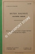 Book cover of Instructions affecting Southern Region Staff when working over other Regions - February 1978 by British Railways Southern Region